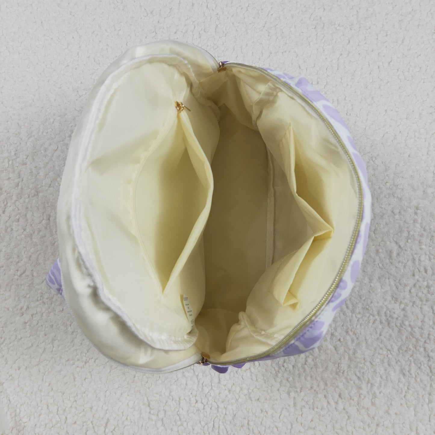 RTS NO MOQ BA0239 Leopard print purple and white small backpack