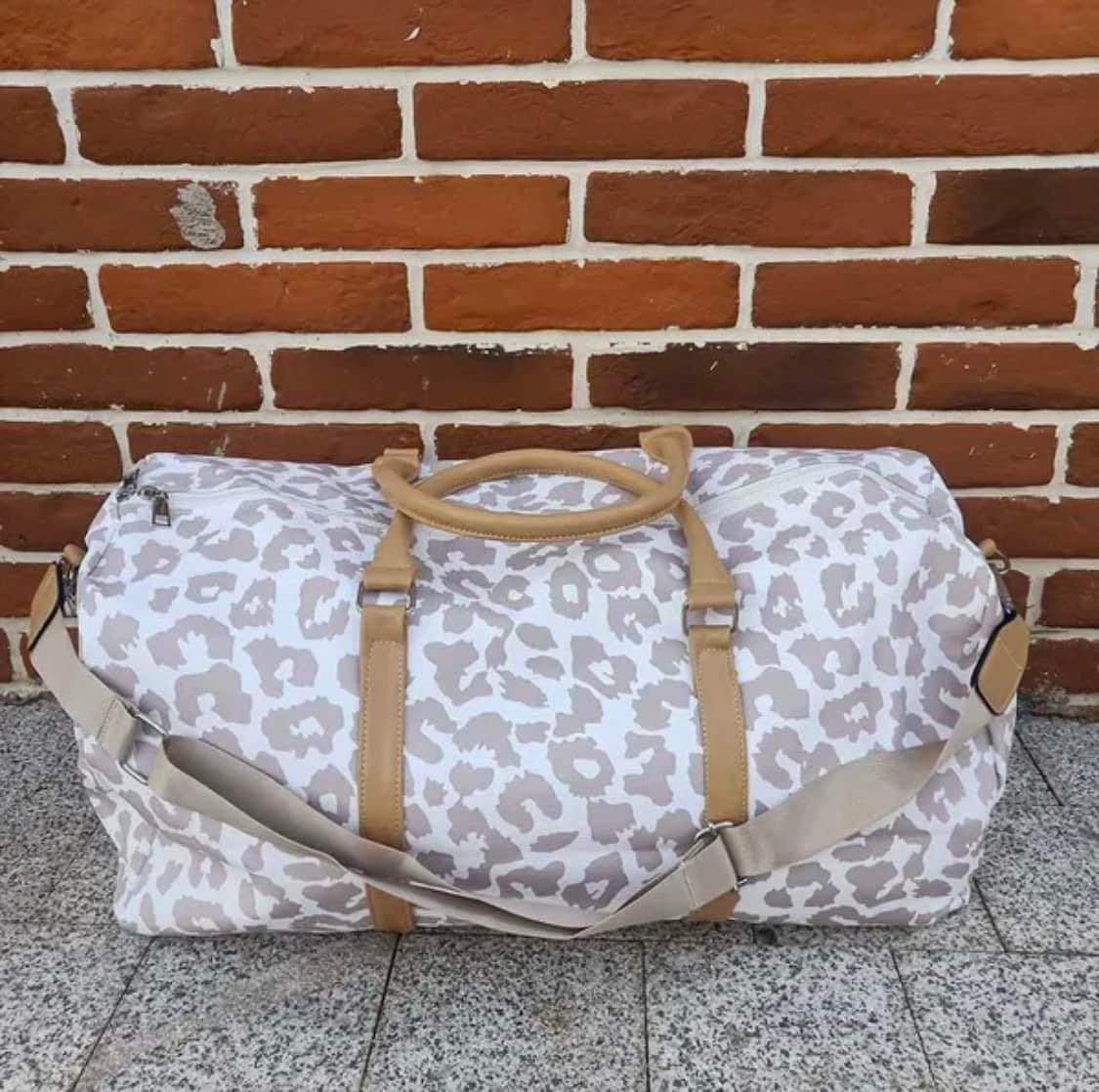 no moq BA0254 pre-order leopard beige Gym Bag-2024.8.12