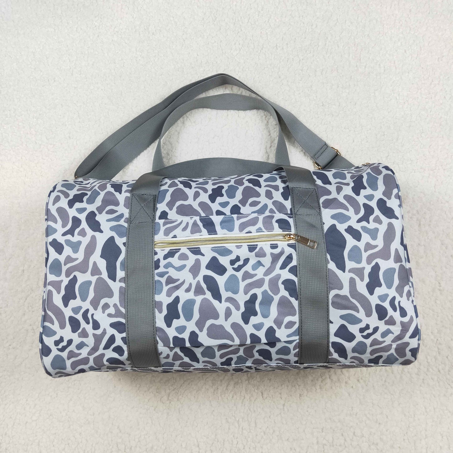 RTS NO MOQ BA0262 camouflage gray gym bag