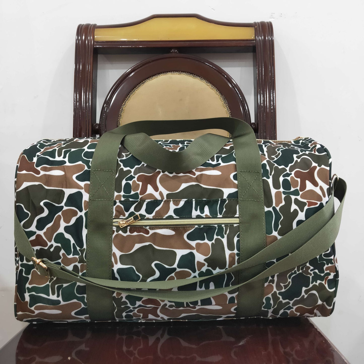 RTS NO MOQ ETA 5/7days arrived BA0264 Camouflage beige gym bag