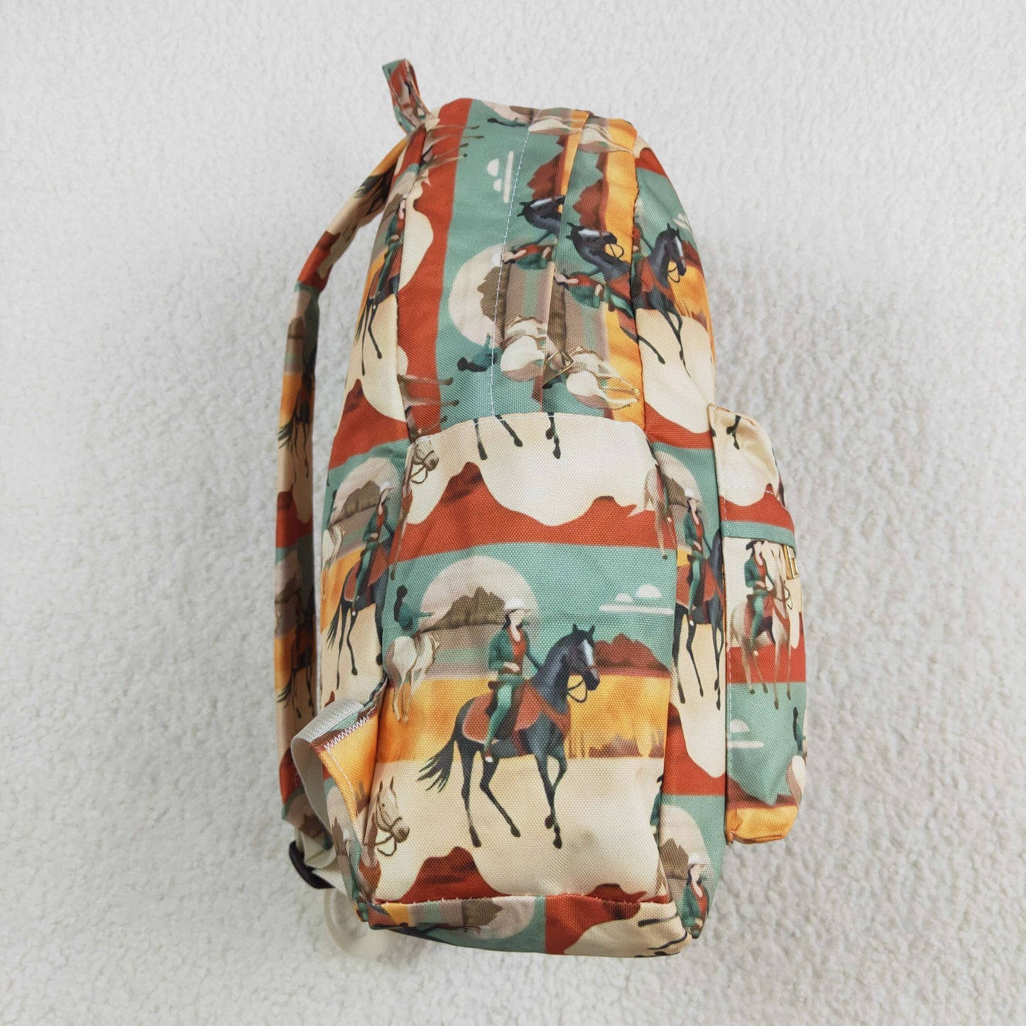 RTS NO MOQ ETA 5/7days Arrived BA0266 Horse riding desert beige green backpack