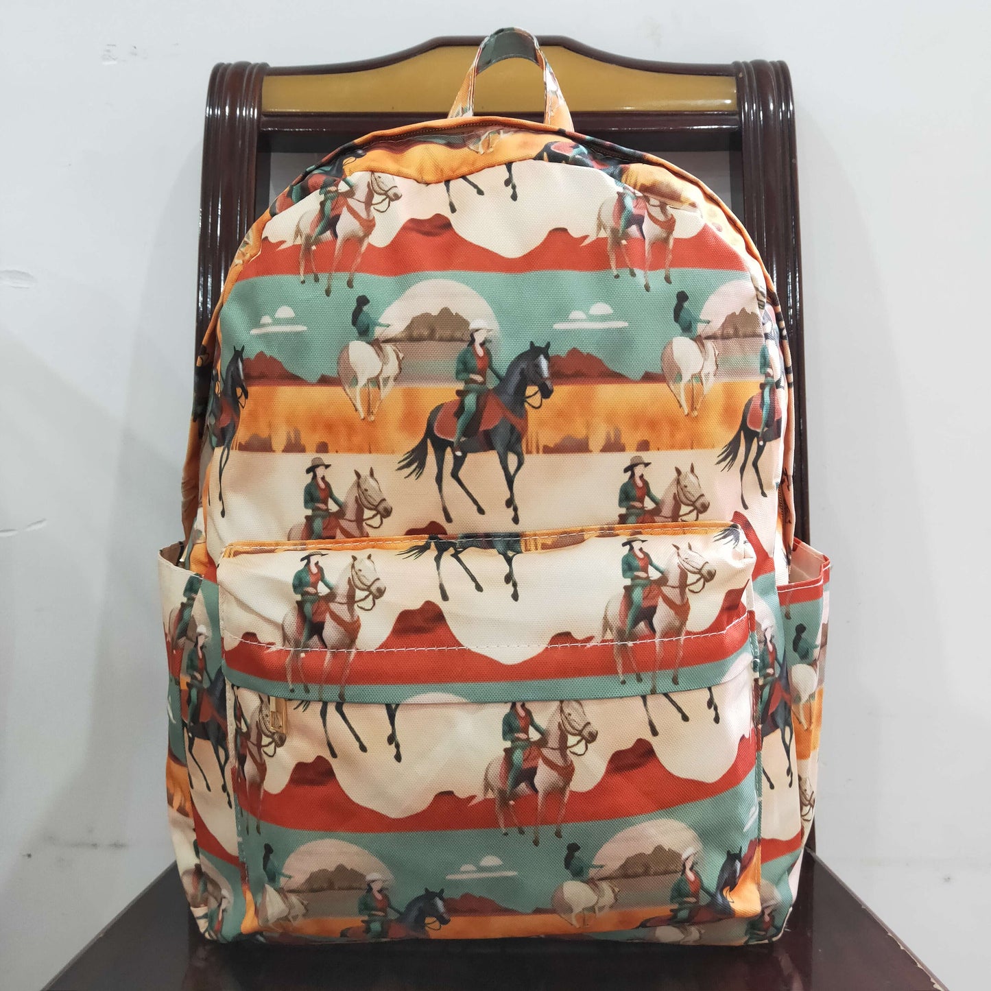 RTS NO MOQ ETA 5/7days Arrived BA0266 Horse riding desert beige green backpack