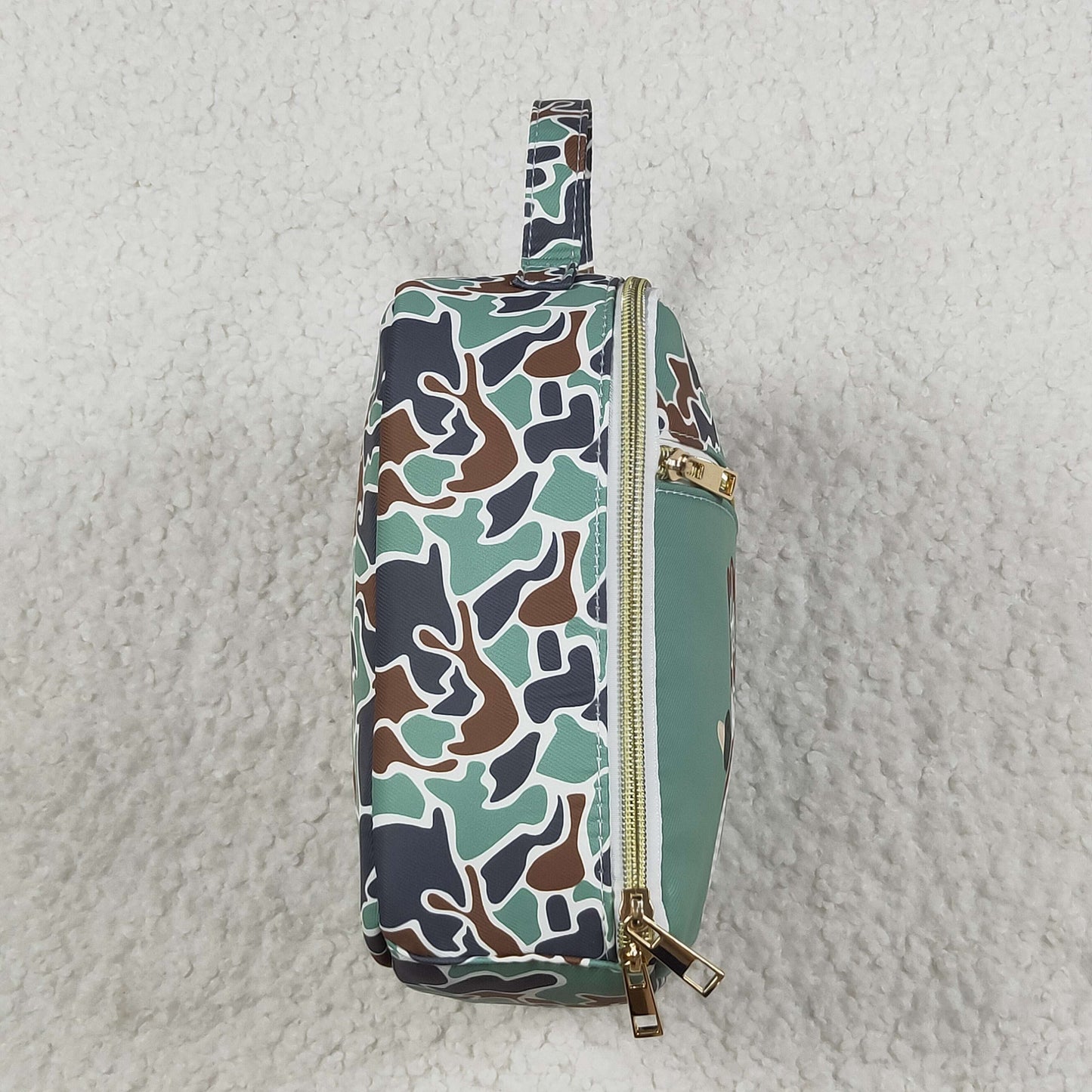 RTS NO MOQ（In Stock ) BA0270 Camouflage duck green lunch bag lunch box bag