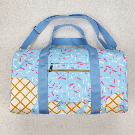 RTS NO MOQ ETA 5/7days arrived BA0286 Team fireworks plaid blue gym bag