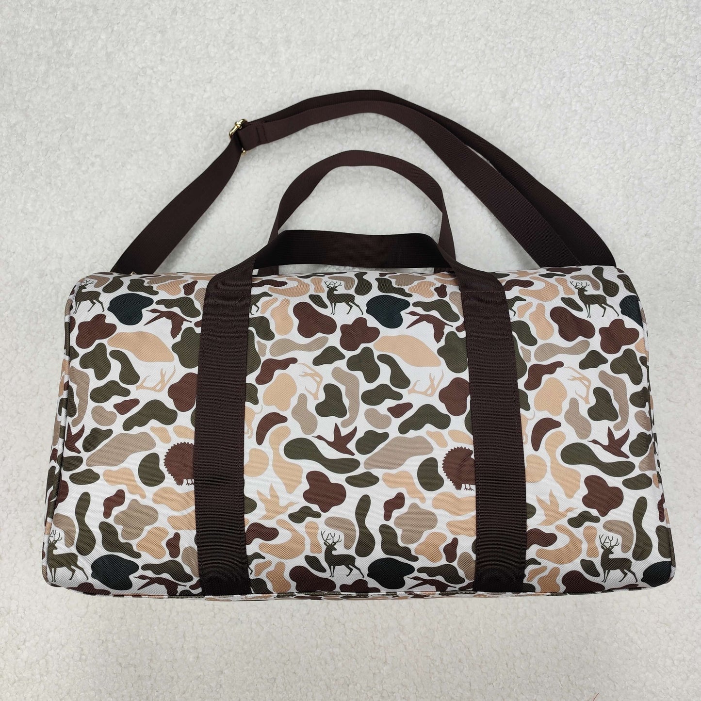 RTS NO MOQ ETA 5/7days arrived BA0287 Duck puppy camouflage gym bag