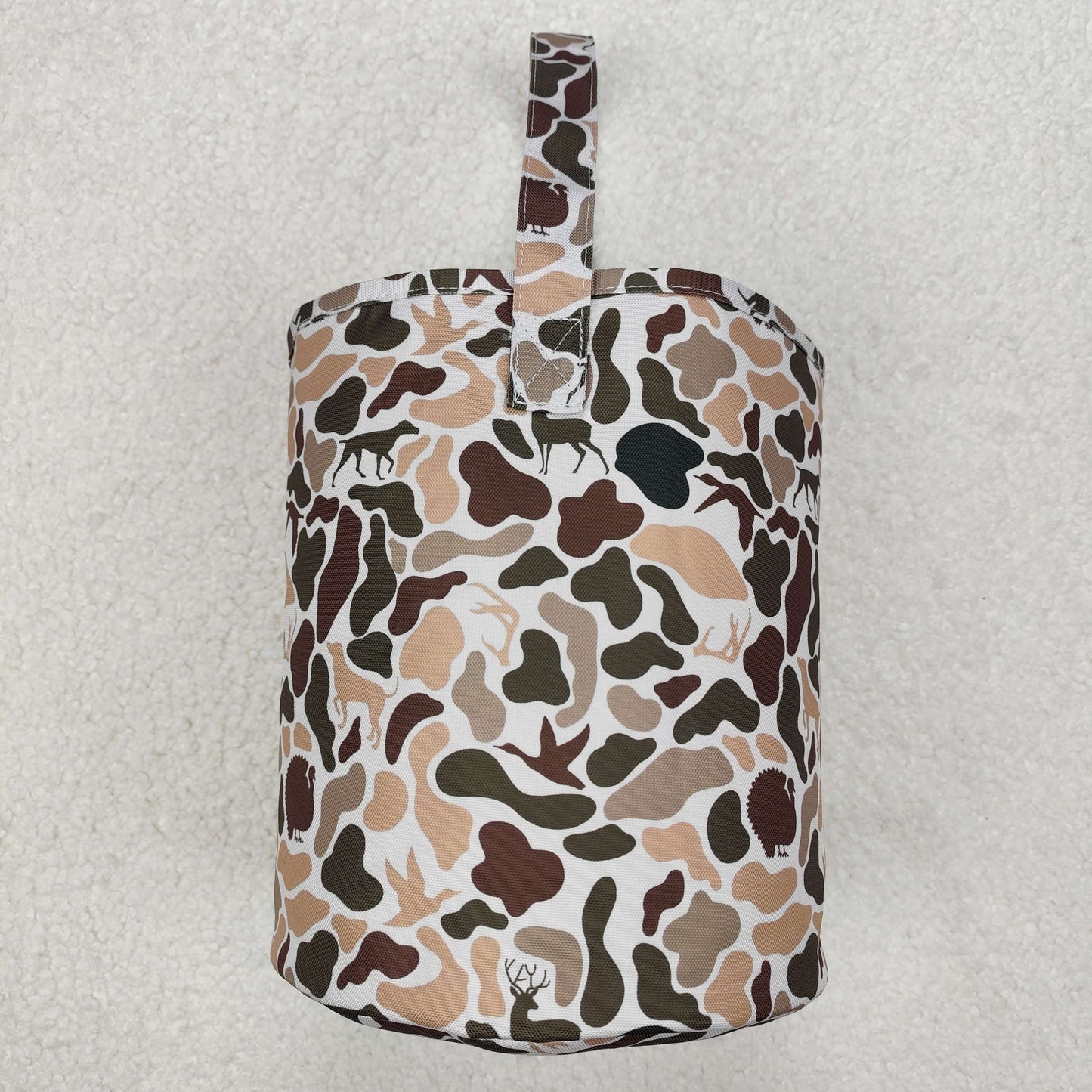 RTS NO MOQ ETA 5/7days Arrived BA0289 Duck and puppy camouflage bucket bag