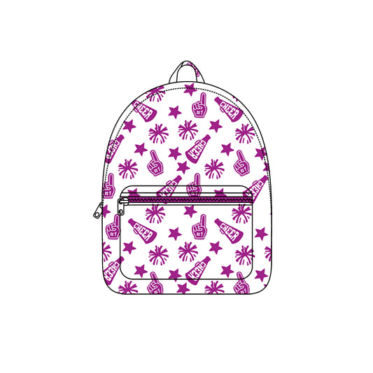 (Pre Order) No moq BA0351 pre-order baby kids cheer purple backpack -2025.8.13