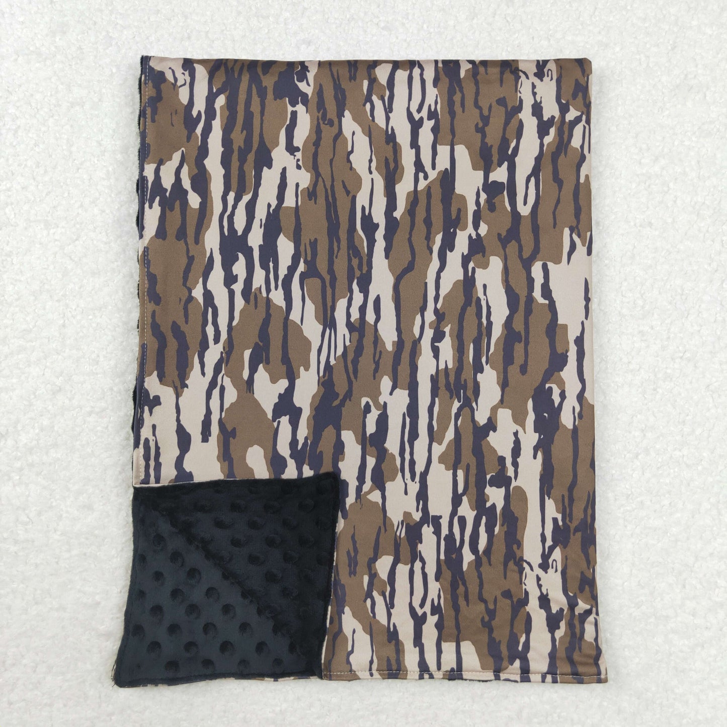 rts no moq BL0147 Military green camouflage baby blanket