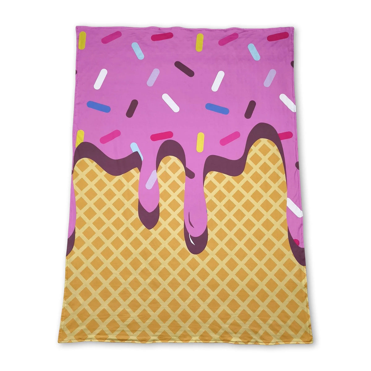RTS NO MOQ Sibling baby kids Summer ice cream team baby blankets