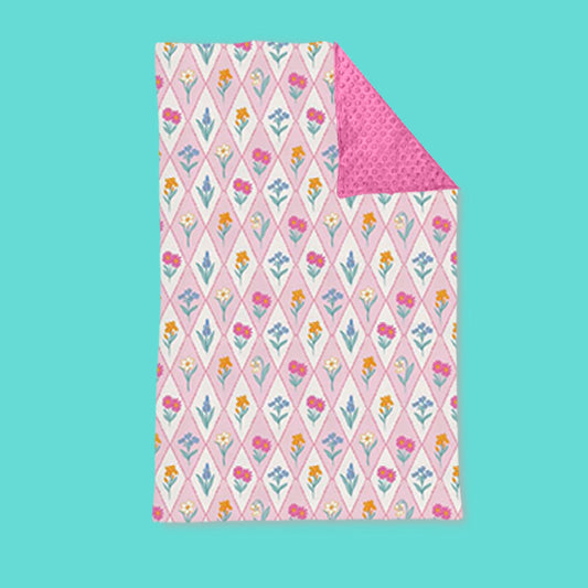 (Pre Order) No moq BL0233 pre-order baby kids floral summer newborn blanket-25.11.10