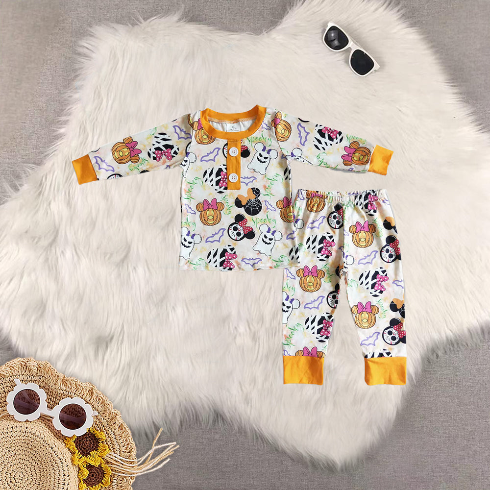 RTS NO MOQ Sibling baby girls boys clothes Christmas long-sleeved trousers suit