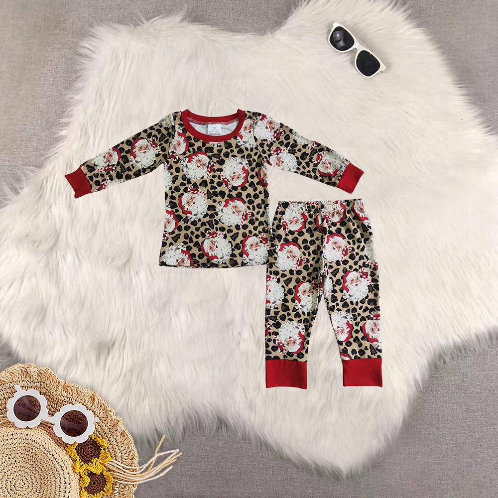 RTS NO MOQ sibling baby girls clothes Christmas long sleeve Clothes Sets