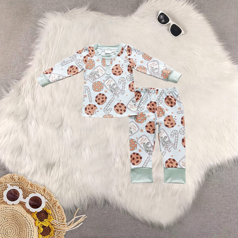 RTS NO MOQ Sibling Baby girls clothes Christmas long-sleeved trousers suit & romper