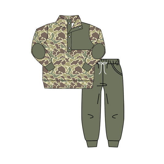 no moq BLP0491 pre-order 3-6M to 7-8T toddler boy clothes camouflage boy winter outfit 3-2024.6.7