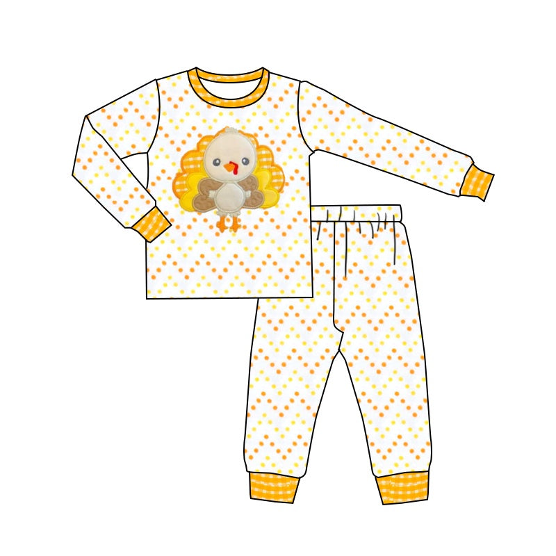 NO MOQ sales BLP0730 pre-order baby boys clothes turkey long sleeve pants sets -2024.8.7