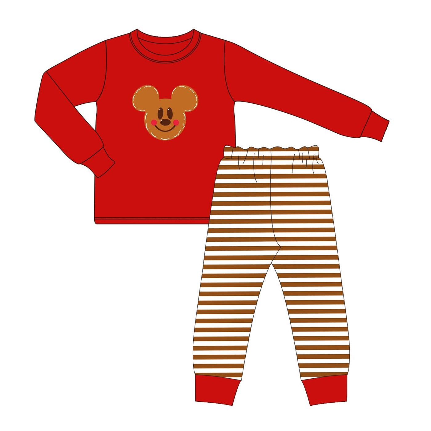 pre order no moq eta 6-7weeks Red Christmas Pajamas Set