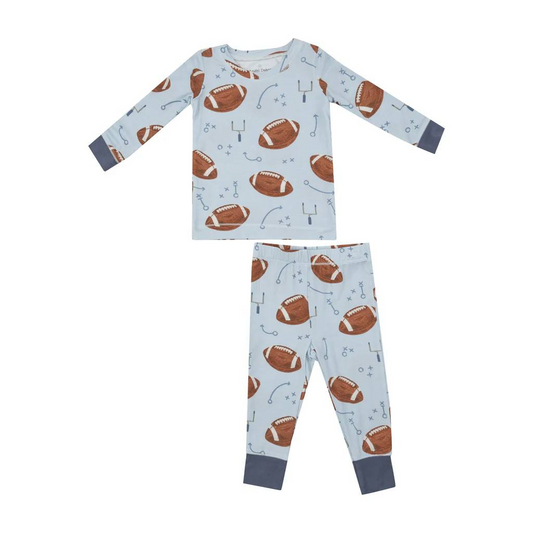 NO MOQ sales BLP0740 pre-order baby boys clothes rugby blue long sleeve pants sets -2024.8.9