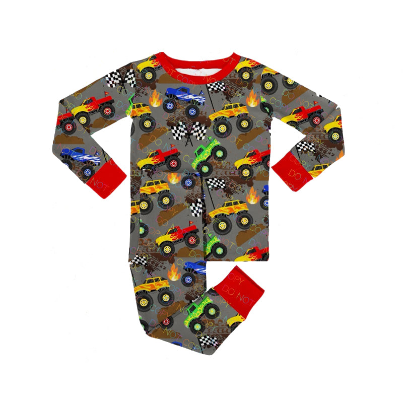 NO MOQ sales BLP1023 pre-order baby boys clothes cartoon long Sleeve pants Suit -2024.10.9