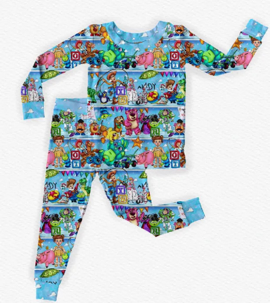 NO MOQ sales BLP1057 pre-order baby boy clothes cartoon long Sleeve pants Suit -2024.11.22