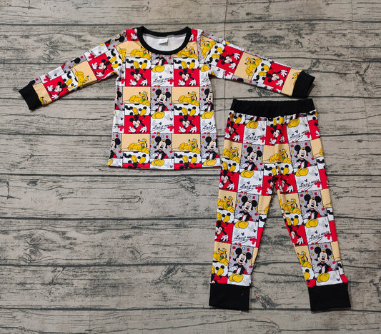 NO MOQ sales BLP1058 pre-order baby boy clothes cartoon mickey long Sleeve pants Suit