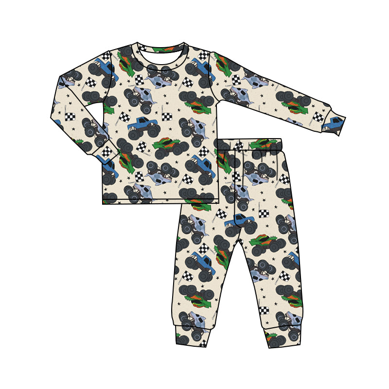 NO MOQ sales BLP1109 Pre-order baby boys clothes long sleeve pants sets-2025.6.10