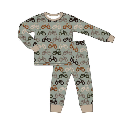 NO MOQ sales BLP1119 Pre-order baby boys clothes long sleeve pants sets-2025.6.12