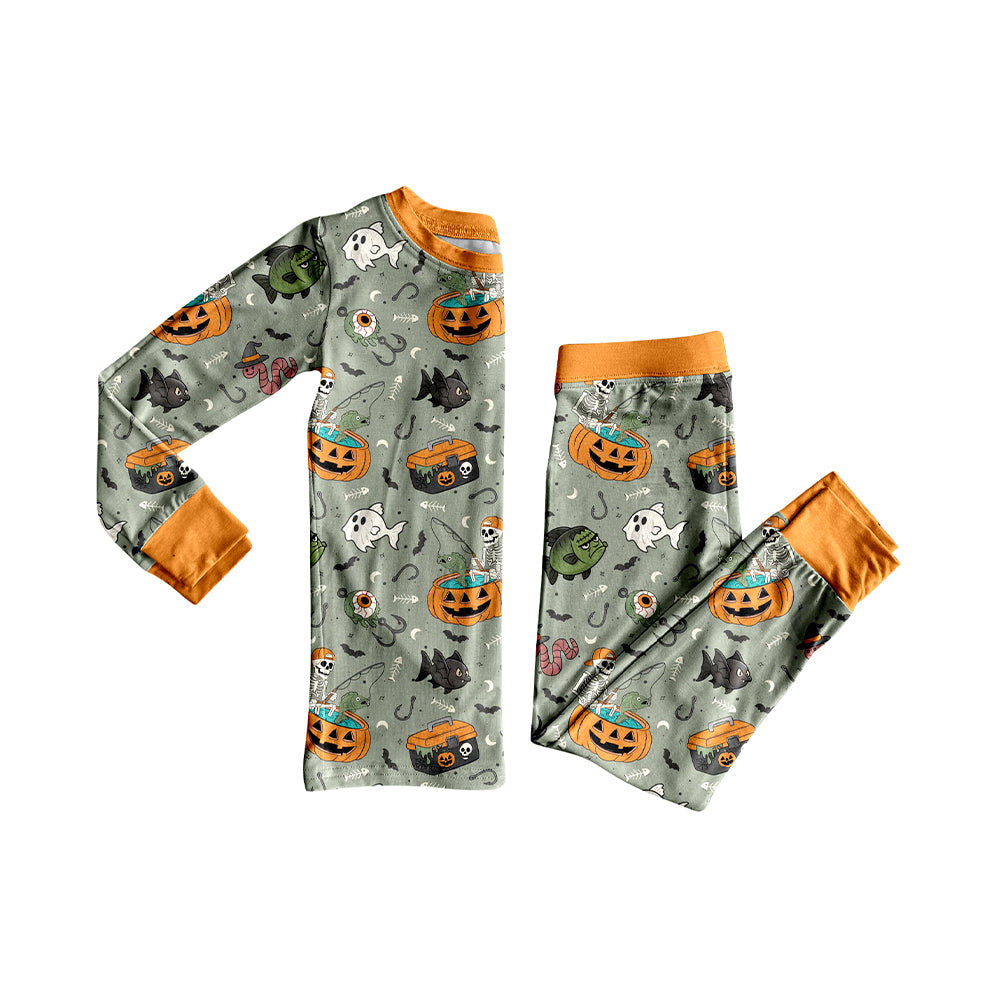 (Pre Order) No moq BLP1190 Pre-order baby boy clothes halloween long sleeve pants sets-2025.7.23
