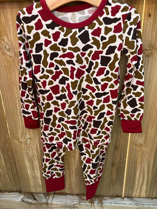 (Pre Order) No moq BLP1296 Pre-order baby boy clothes camouflage long sleeve pants sets-2025.9.17