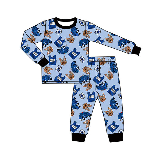 (Pre Order) No moq BLP1350 Pre-order baby boy clothes long sleeve pants sets-2025.10.21
