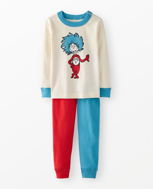 (Pre Order) No moq BLP1363 Pre-order baby boy clothes dr seuss long sleeve pants sets-2025.10.27