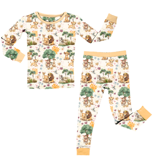 (Pre Order) No moq BLP1401 Pre-order baby boy clothes animal long sleeve pants sets-2025.11.21