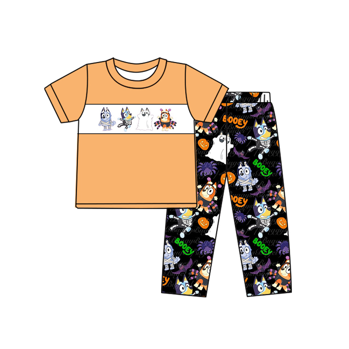 2024.5.2 BSPO0406 pre-order 3-6M to 7-8T baby boy clothes cartoon cartoon dog boy halloween outfit