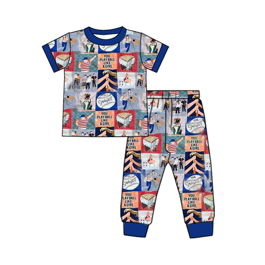 NO MOQ sales BSPO0540 Pre-order baby boy clothes short sleeve pants sets -2024.11.27