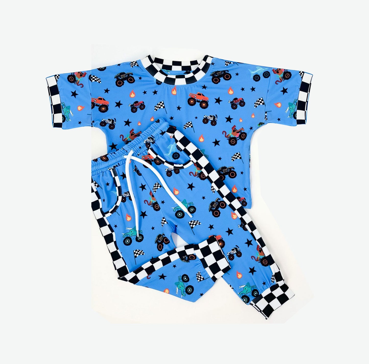 (Pre Order) No moq BSPO0628 Pre-order baby boy clothes blue short sleeve pants sets-2025.10.31-BT1496+SS0736