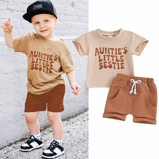 BSSO0963 pre-order 3-6M to 7-8T baby boy clothes toddler boy summer outfits