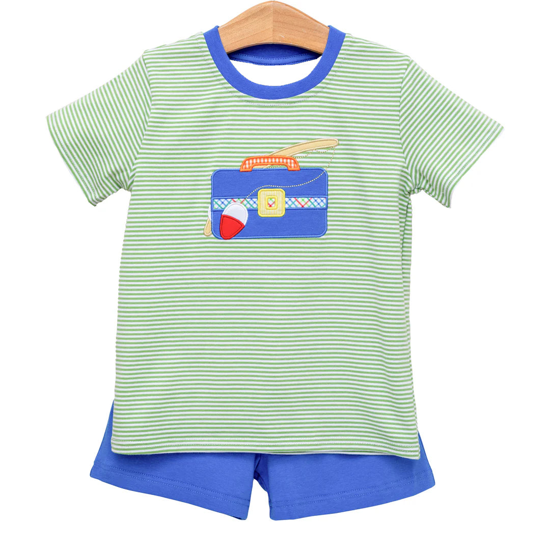 no moq BSSO1267 PRE-ORDER baby boy clothes short sleeve shorts set-2025.1.10