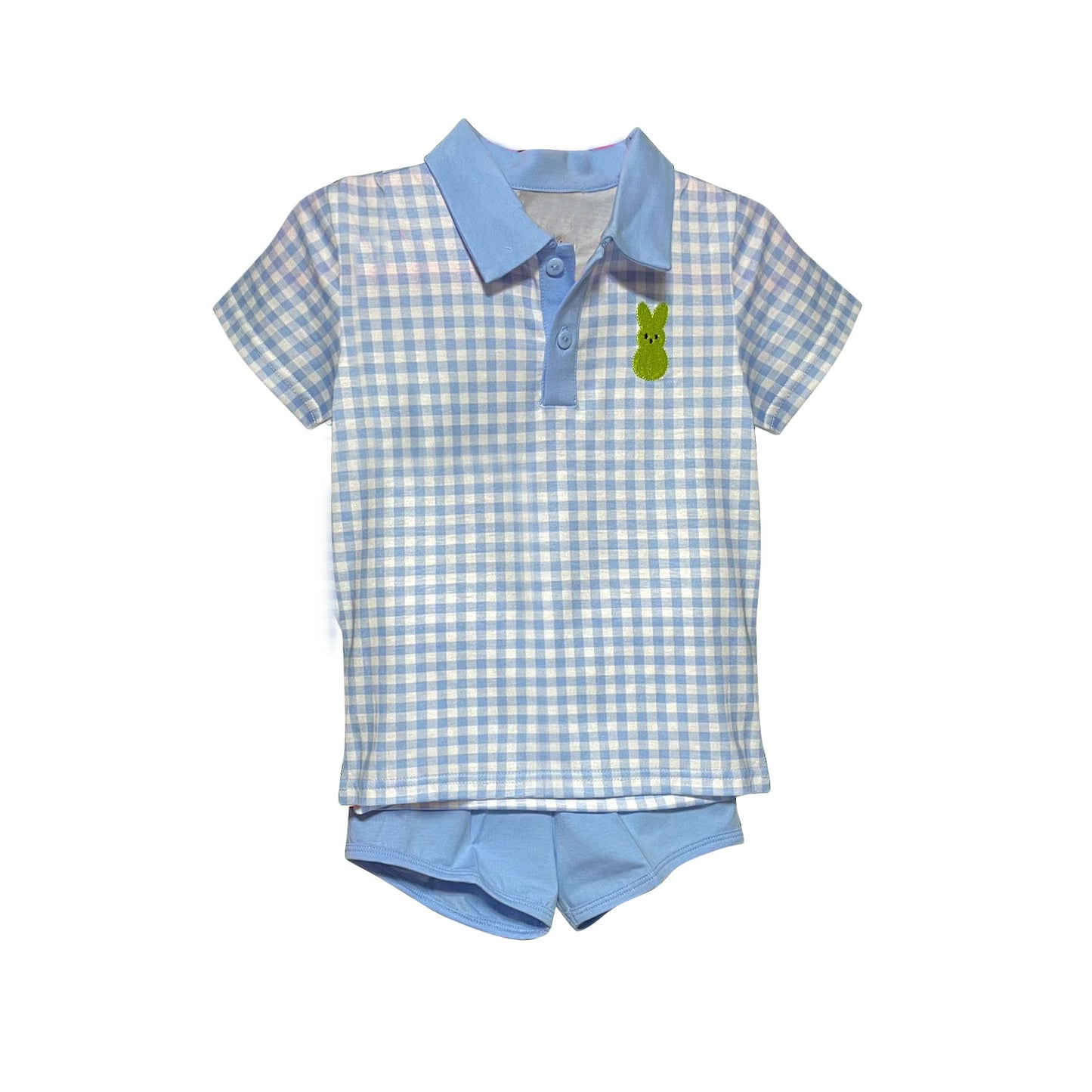 (Pre Order) No moq BSSO1551 PRE-ORDER baby boys clothes easter short sleeve shorts set-2025.9.22