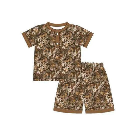(Pre Order) No moq BSSO1652 Pre-order baby boy clothes short sleeve shorts sets-2025.11.6