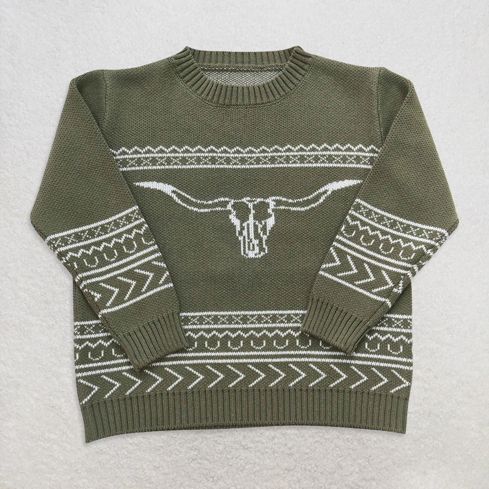 RTS NO MOQ Sibling baby girl boys clothes sweater cardigan christmas sweater red blue green christmas