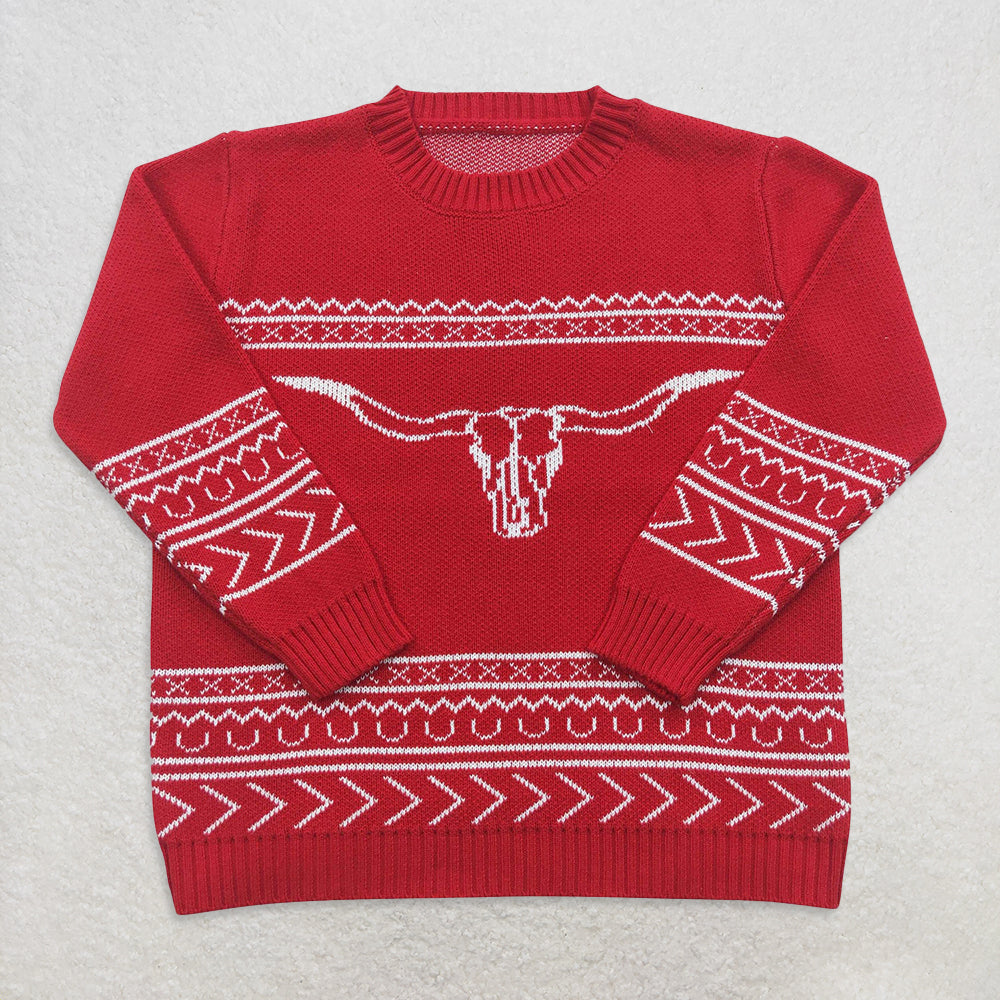 RTS NO MOQ Sibling baby girl boys clothes sweater cardigan christmas sweater red blue green christmas