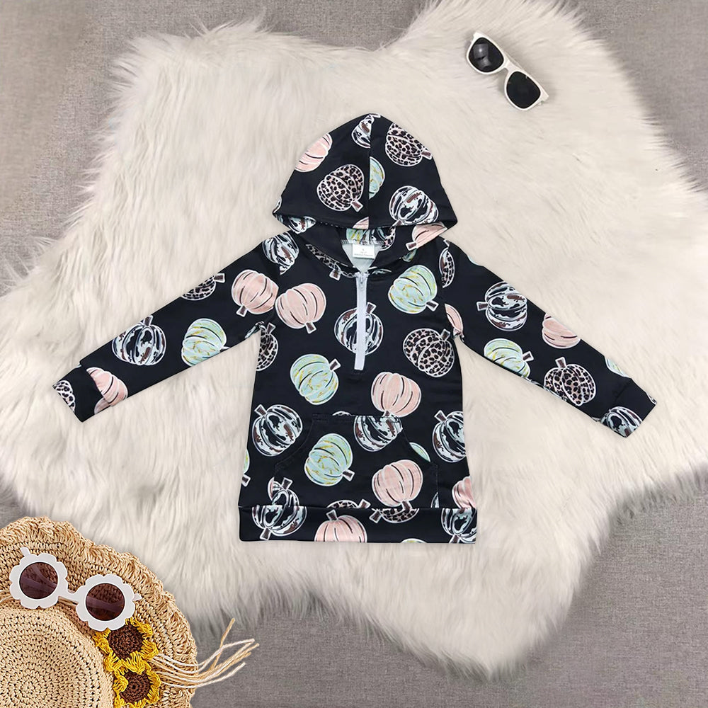 RTS NO MOQ zipper hooded pocket long sleeve pullover jacket