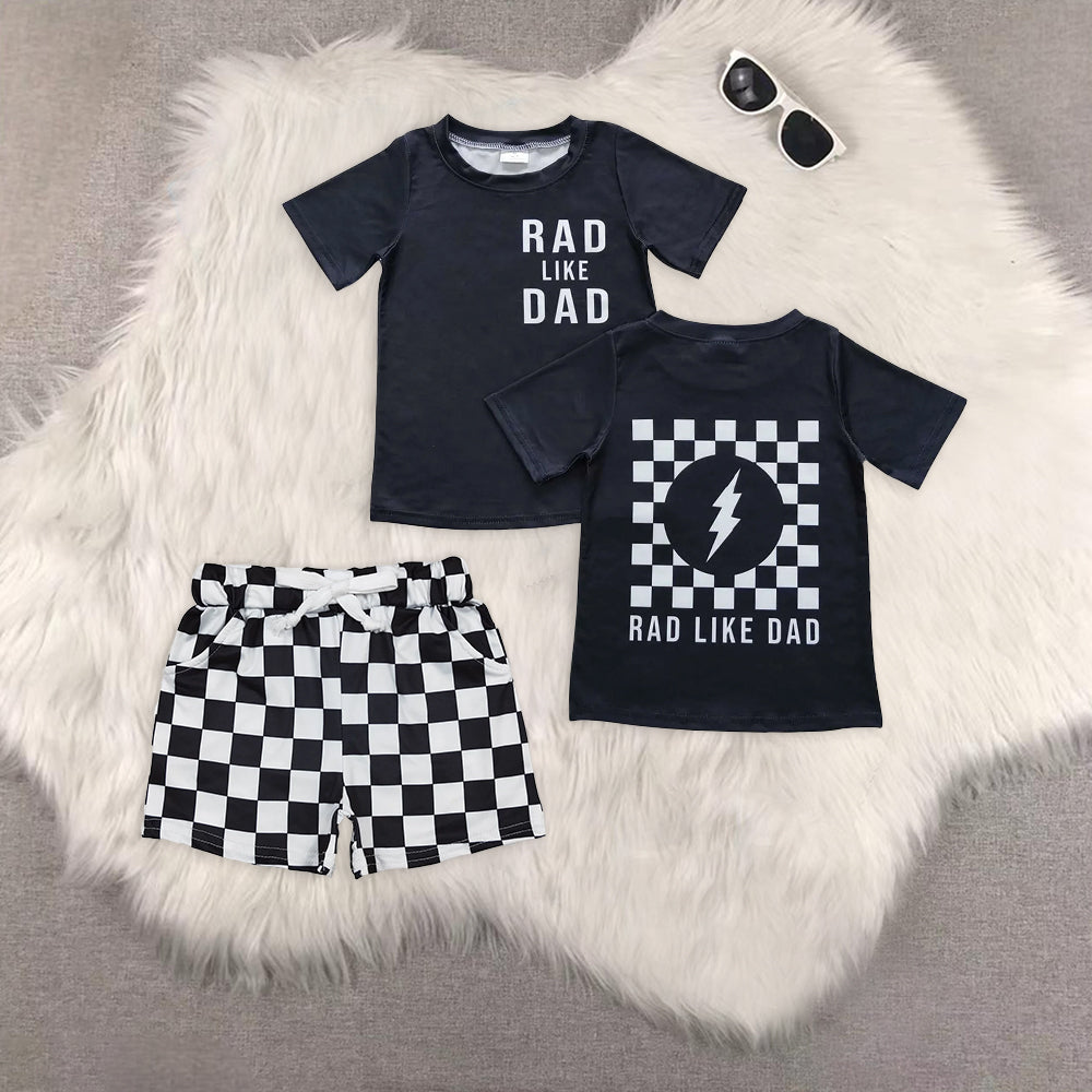 RTS NO MOQ BT0323+SS0273 HOT SELL baby boys clothes short sleeve shorts sets