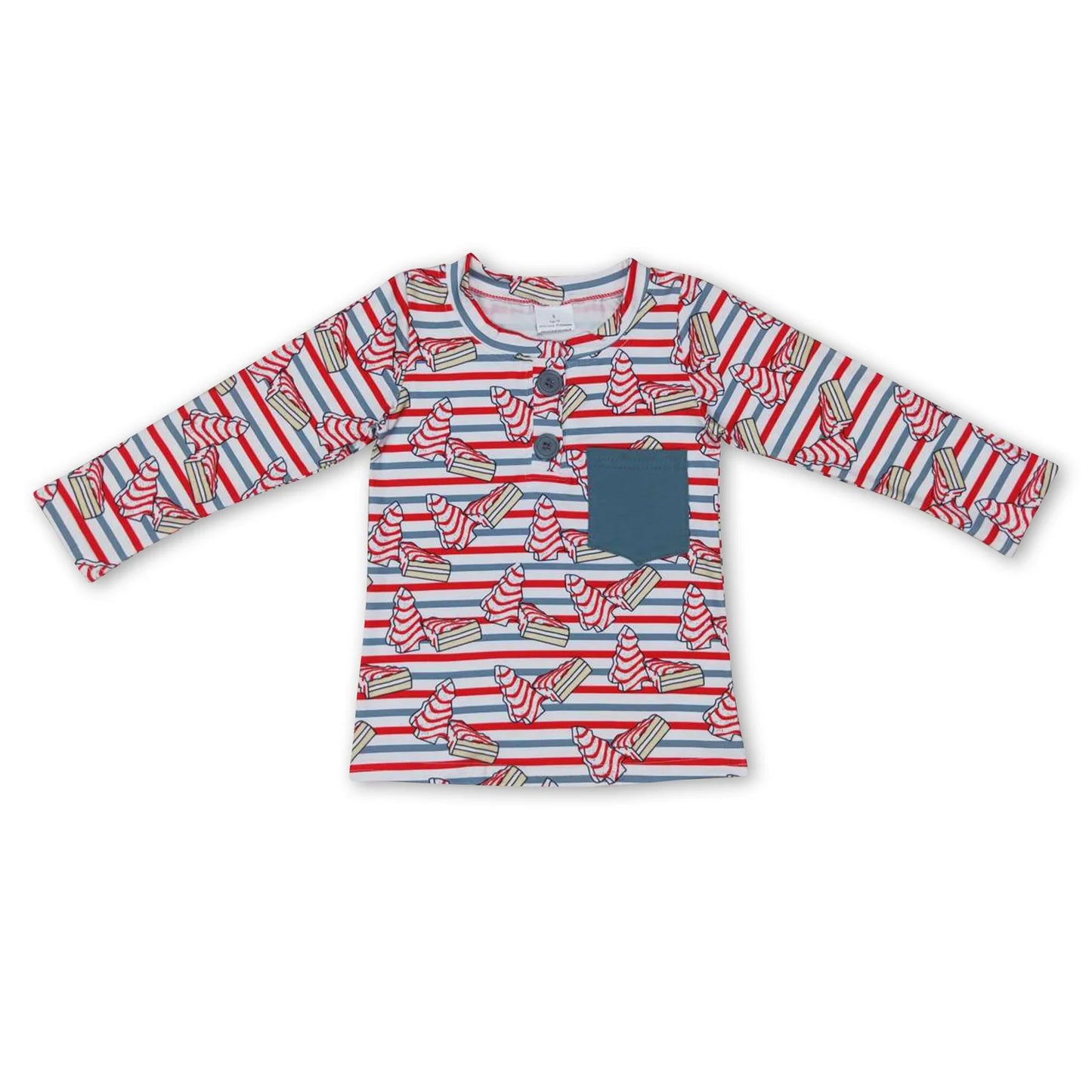 RTS NO MOQ Sibling Baby kid Christmas pullover long sleeve tops