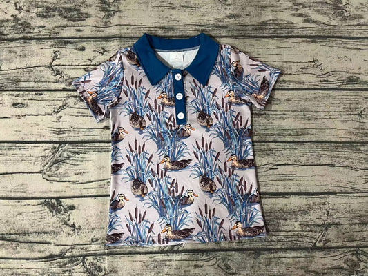 BT0536 pre-order baby boy clothes duck boy summer tshirt