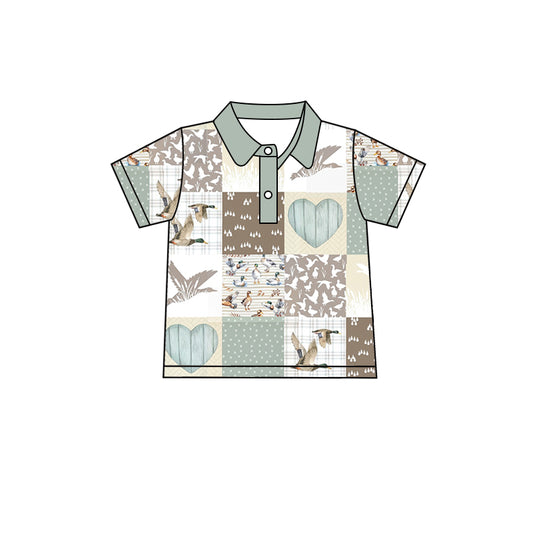 BT0635 pre-order baby boy clothes mallard boy summer tshirt