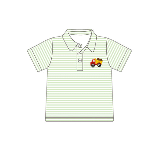 BT0691 pre-order baby boy clothes truck boy summer tshirt-2024.4.23