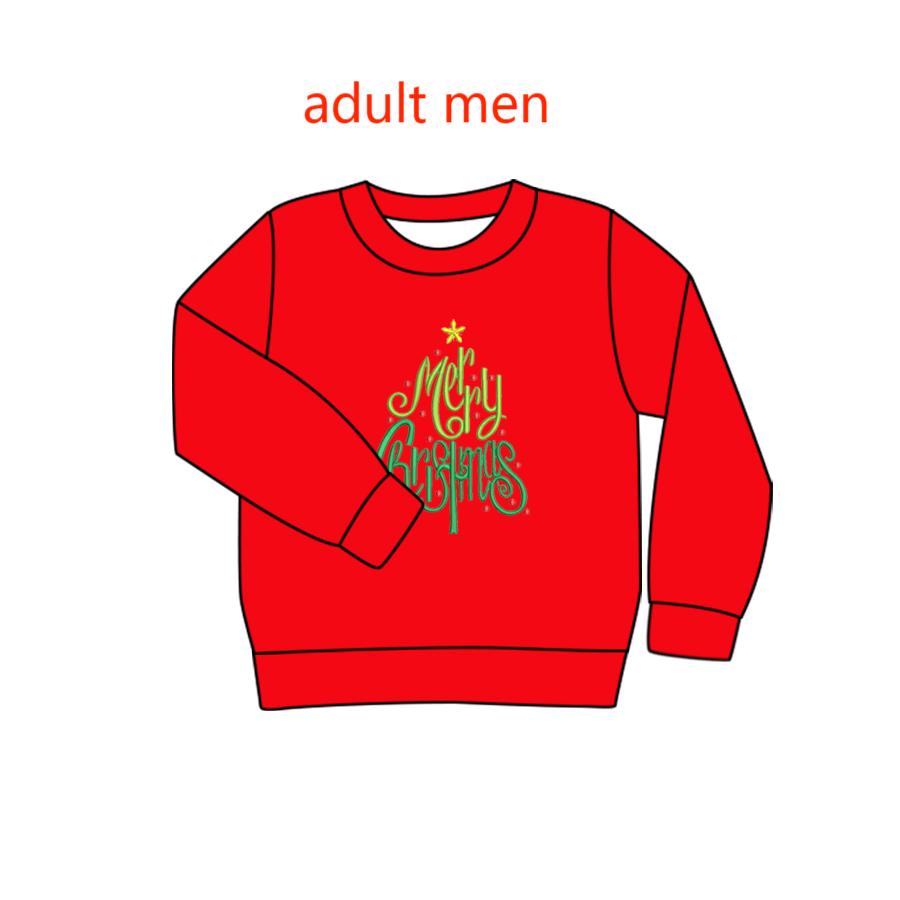 no moq BT0743 adult men clothes mama ghost adult red long sleeve summer top-2024.5.18