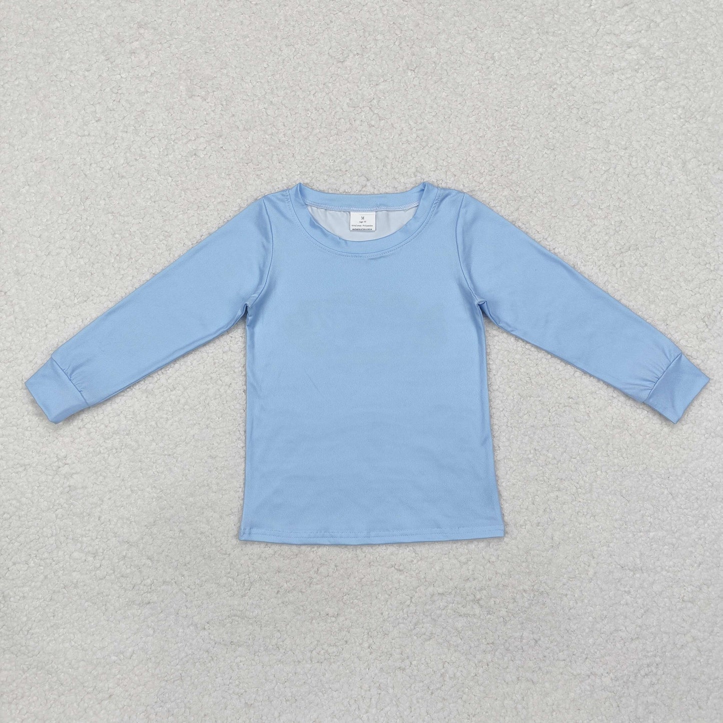 RTS NO MOQ ETA 5/7days Arrived BT0952 Fish blue long-sleeved top