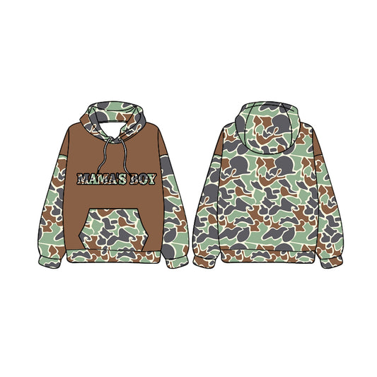 No moq BT0982 pre-order toddler boys clothes MAMA BOYS camouflage long Sleeve Top 2024.9.23