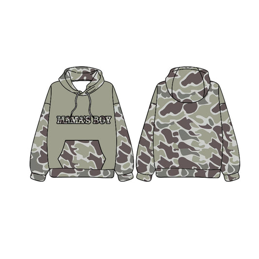 No moq BT0984 pre-order toddler boys clothes MAMA BOYS camouflage long Sleeve Top 2024.9.23